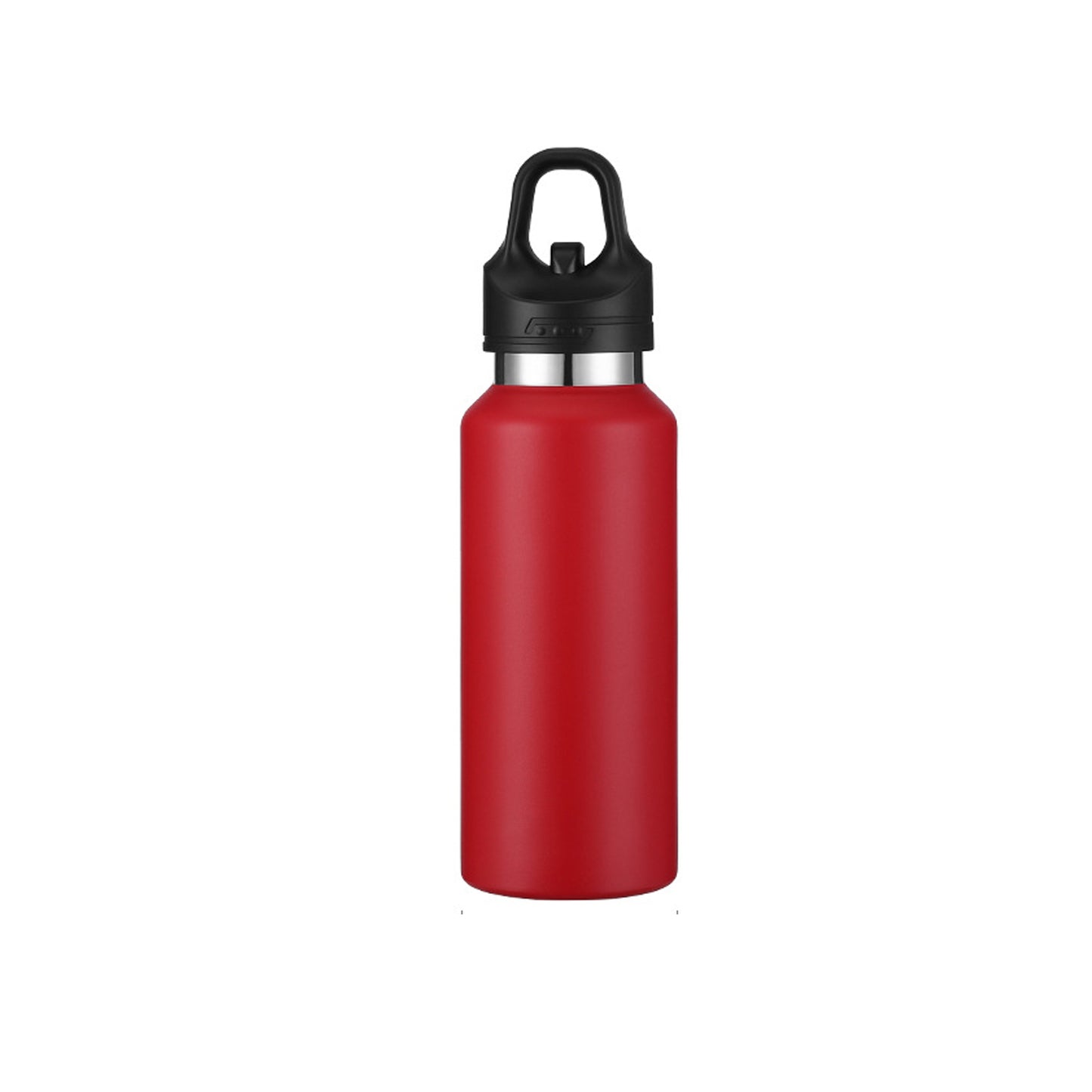 Wholesale Custom Logo 16oz Double-Wall Vacuum Tumbler with Push-Button Lid - Red