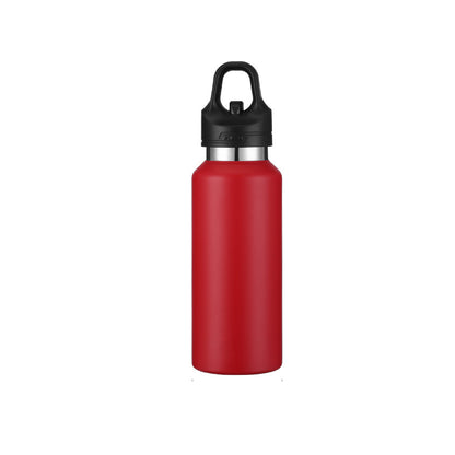 Wholesale Custom Logo 16oz Double-Wall Vacuum Tumbler with Push-Button Lid - Red