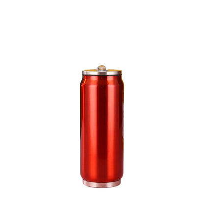 Wholesale Custom Logo 17oz Can Shaped Stainless Steel Insulated Tumbler - Red