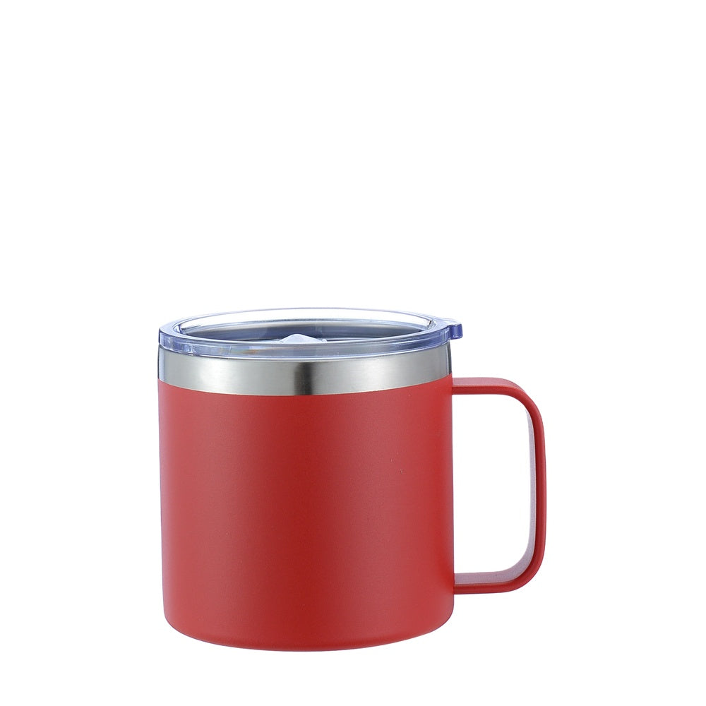 Wholesale Custom Logo 14oz Stainless Steel Insulated Coffee Mug - Red