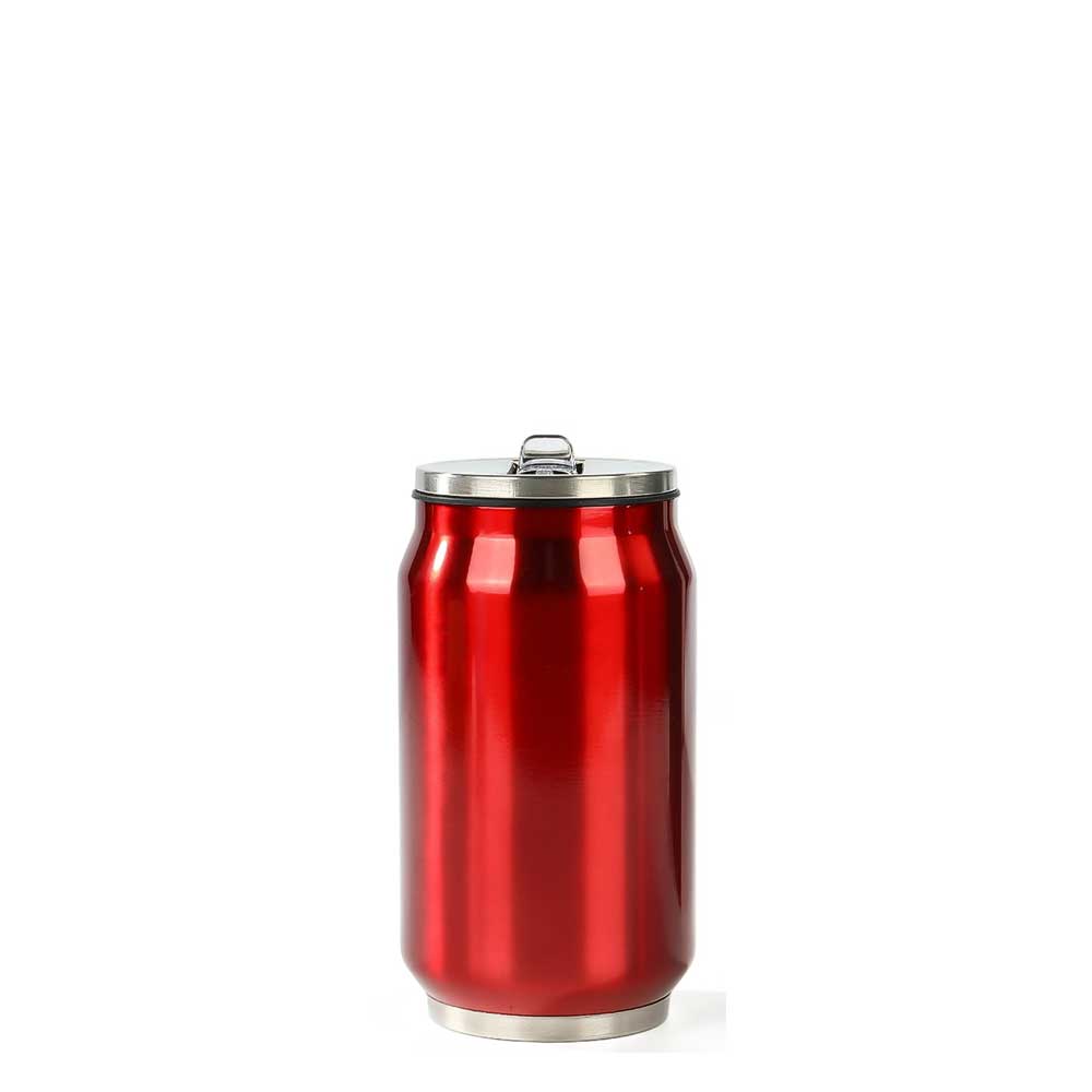 Wholesale Custom Logo 12oz Stainless Steel Can Tumbler - Red