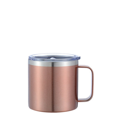 Wholesale Custom Logo 14oz Stainless Steel Insulated Coffee Mug - Rose Gold