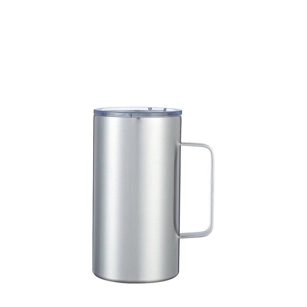 Wholesale Custom Logo 24oz Stainless Steel Travel Mug - Silver