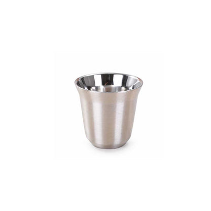 Wholesale Custom Logo 3oz Stainless Steel Double Wall Shot Glass - Silver