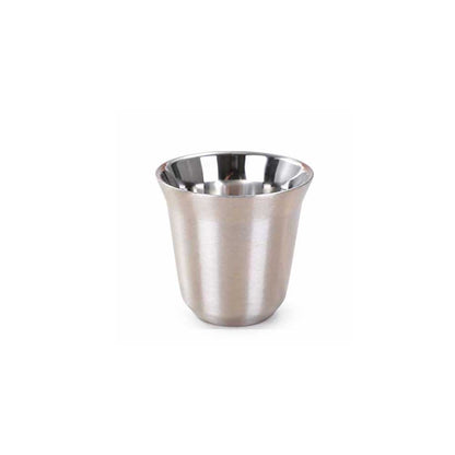 Wholesale Custom Logo 5.5oz Flared Rim Stainless Steel Tasting Glass - Silver