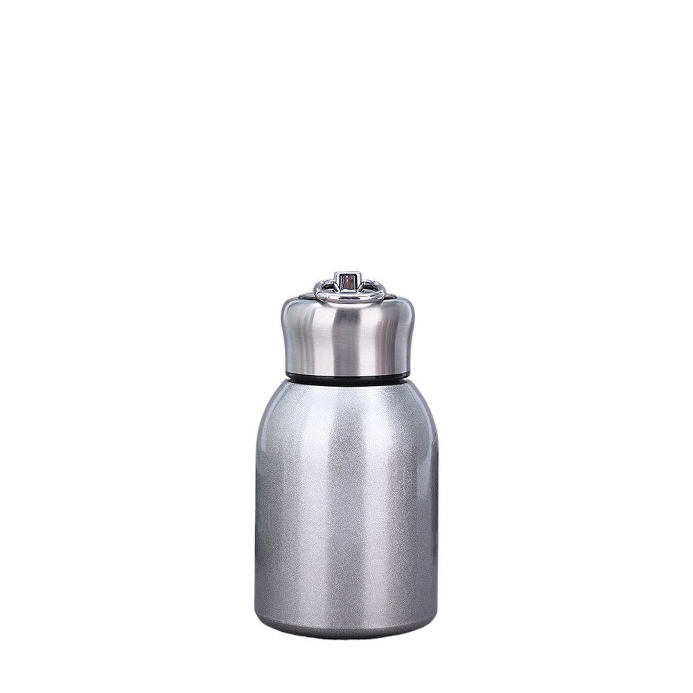 Wholesale Custom Logo 10oz Mini Insulated Water Bottle - Silver