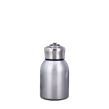 Wholesale Custom Logo 10oz Mini Insulated Water Bottle - Silver
