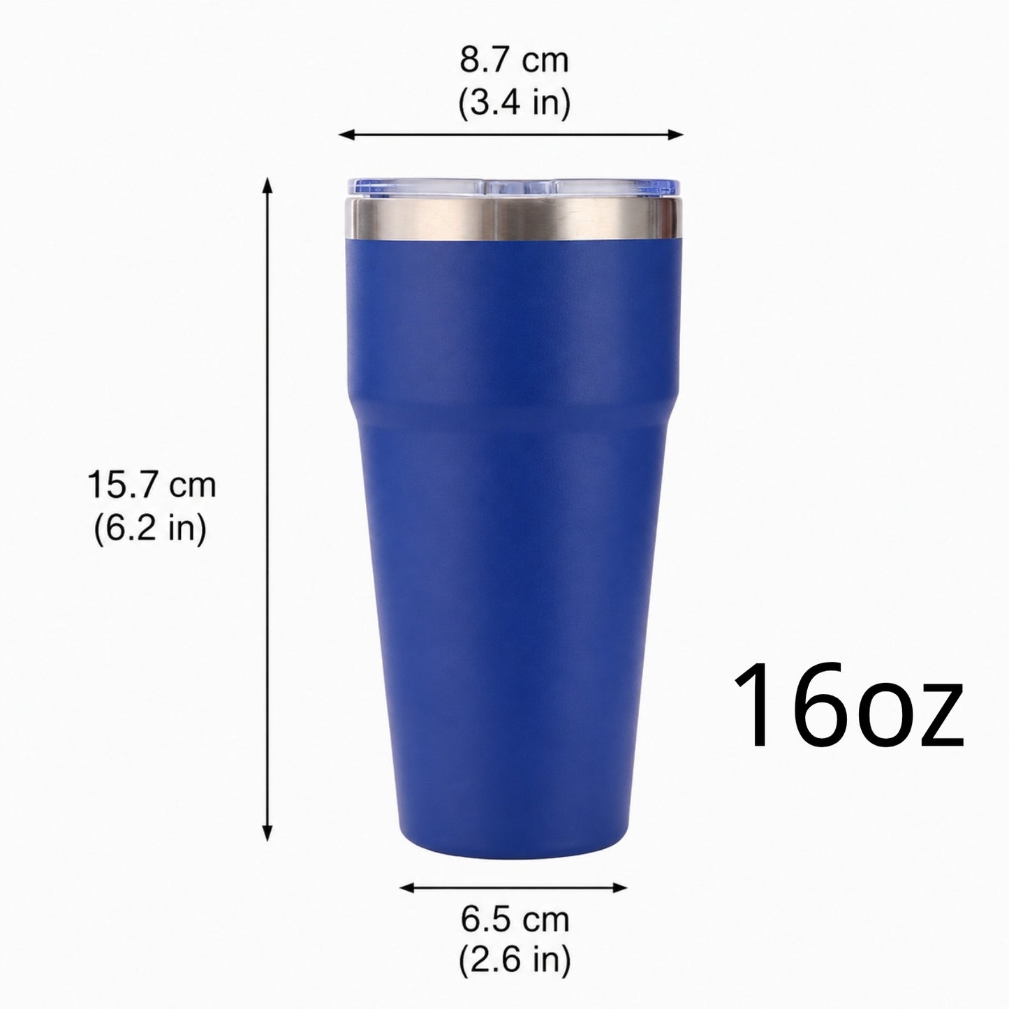 Wholesale Custom Logo 16oz Tapered Vacuum Coffee Tumbler - Product Image 8