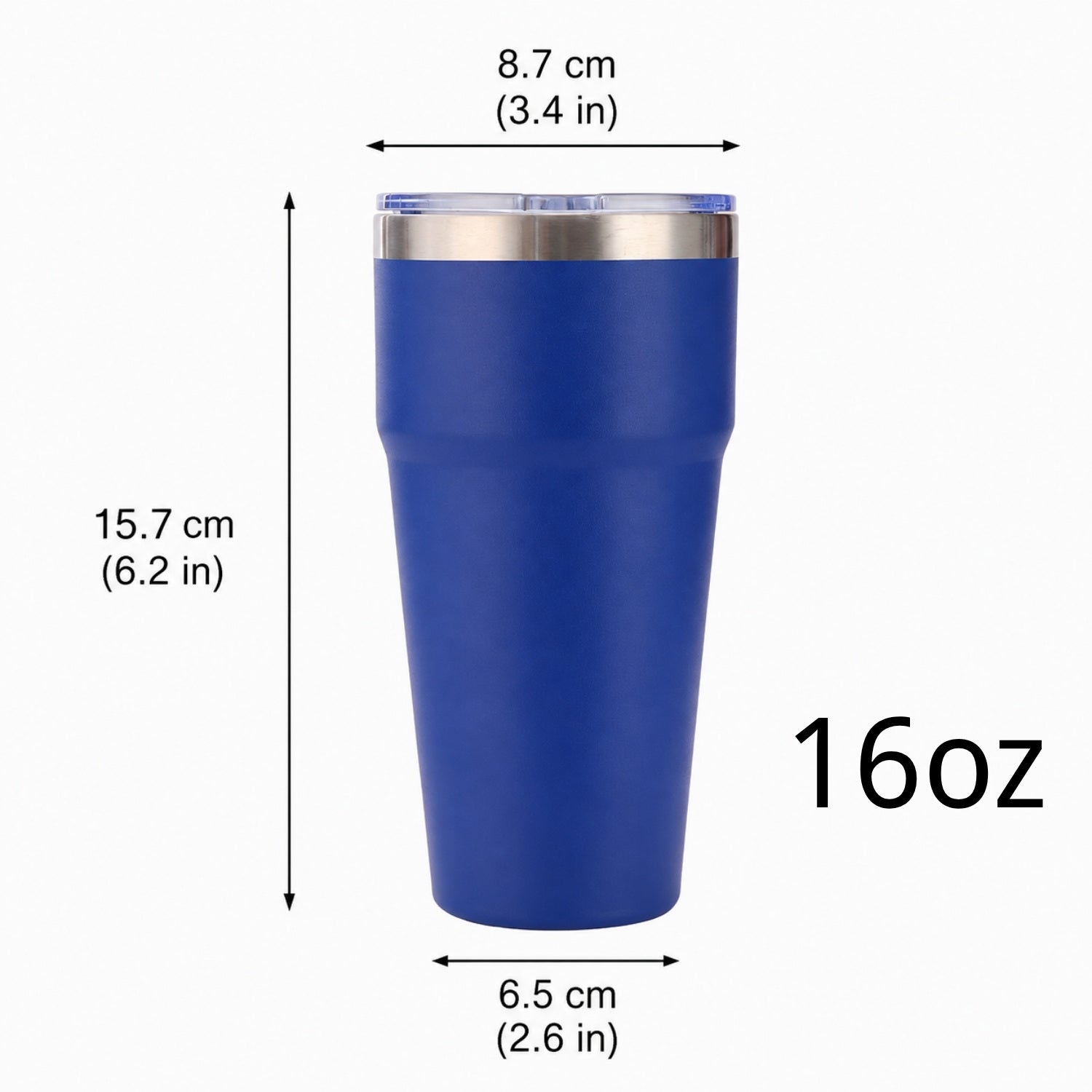 Wholesale Custom Logo 16oz Tapered Vacuum Coffee Tumbler - Product Image 8