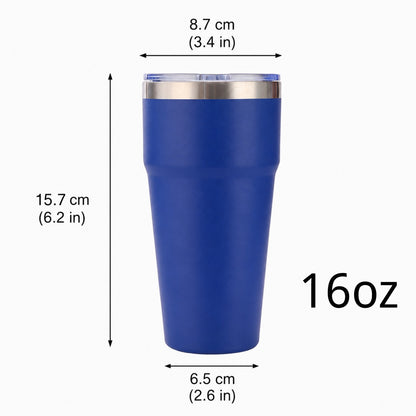 Wholesale Custom Logo 16oz Tapered Vacuum Coffee Tumbler - Product Image 8
