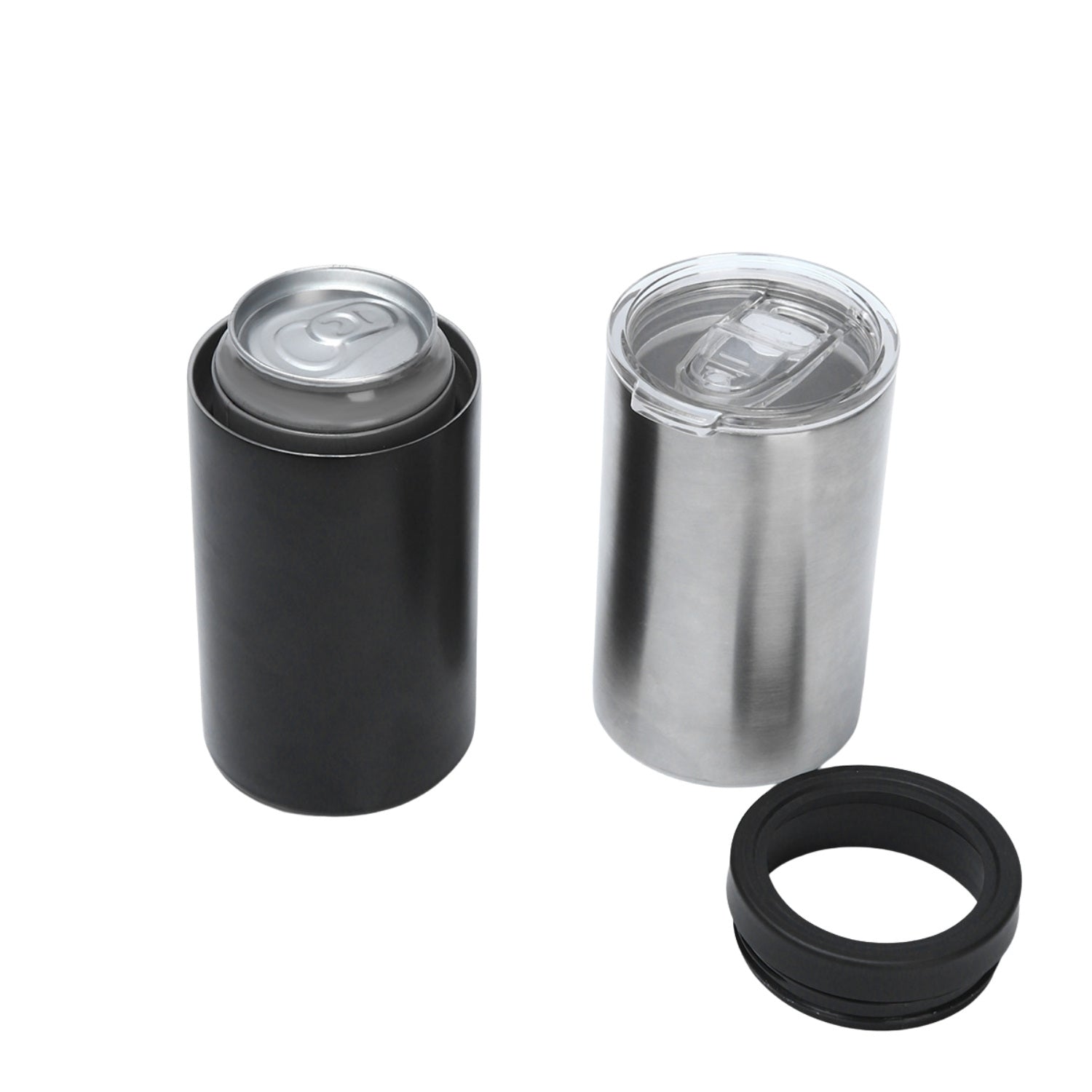Wholesale Custom Logo 12oz Dual-Lid Insulated Tumbler & Cooler - Product Image 5