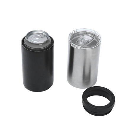 Wholesale Custom Logo 12oz Dual-Lid Insulated Tumbler & Cooler - Product Image 5