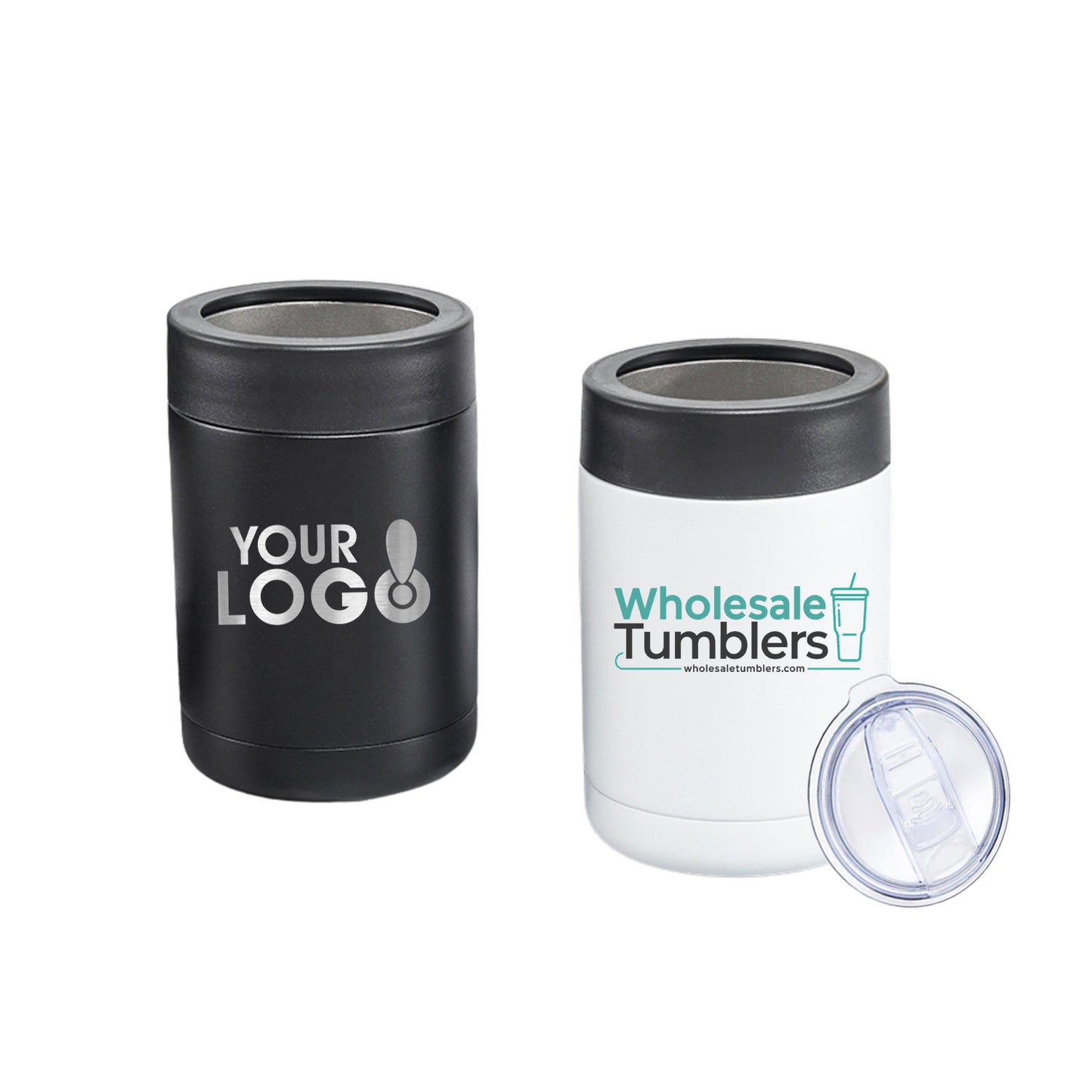Wholesale Custom Logo 12oz Dual-Lid Insulated Tumbler & Cooler - Main View