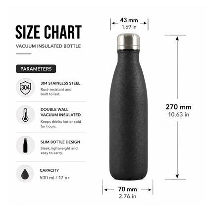 Wholesale Custom Logo 17oz Double-Wall Vacuum Tumbler Engraving - Product Image 6