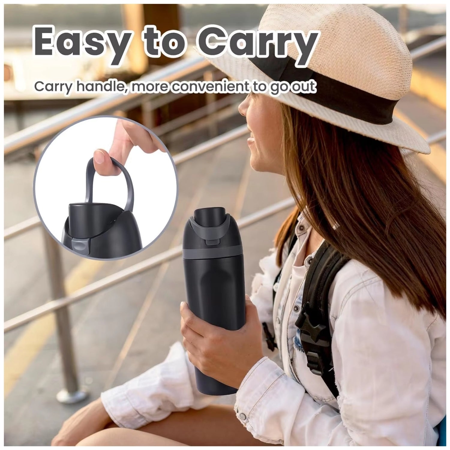 Wholesale Custom Logo 16oz Dual-Drink Vacuum Sports Bottle - Product Image 3