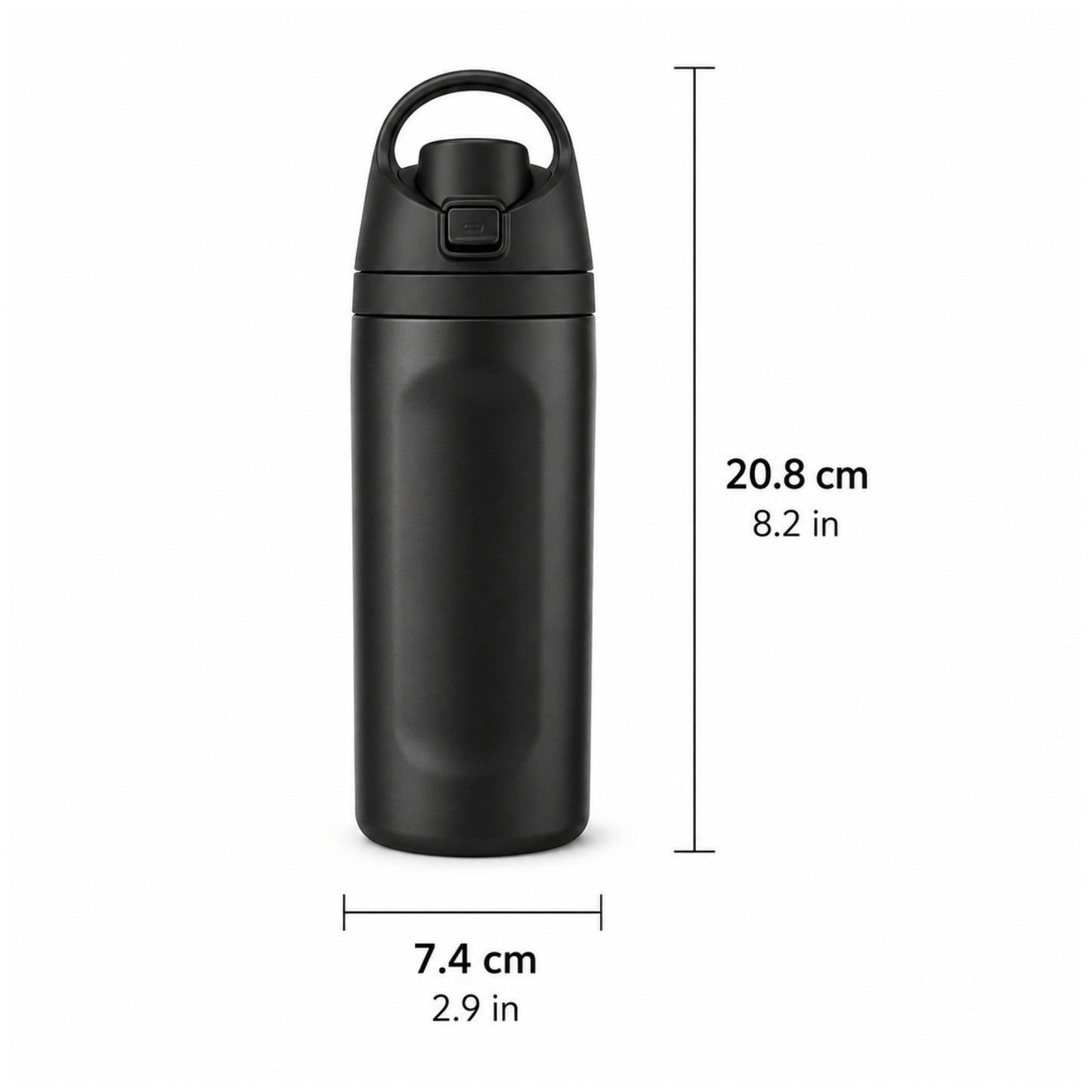 Wholesale Custom Logo 16oz Dual-Drink Vacuum Sports Bottle - Product Image 6