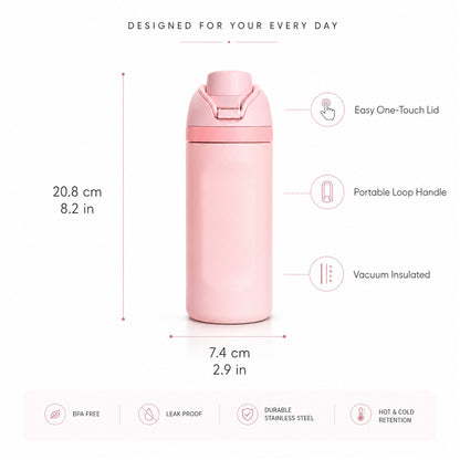 Wholesale Custom Logo 16oz Dual-Drink Vacuum Sports Bottle - Product Image 8