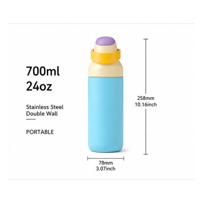 Wholesale Custom Logo 24oz Dual Spout Sports Water Bottle - Product Image 6