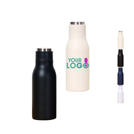 Wholesale Custom Logo 12oz Narrow Mouth Insulated Bottle - Main View