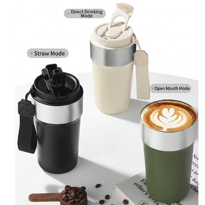 Wholesale Custom Logo 17oz Dual Spout Coffee Mug Tumbler - Product Image 2