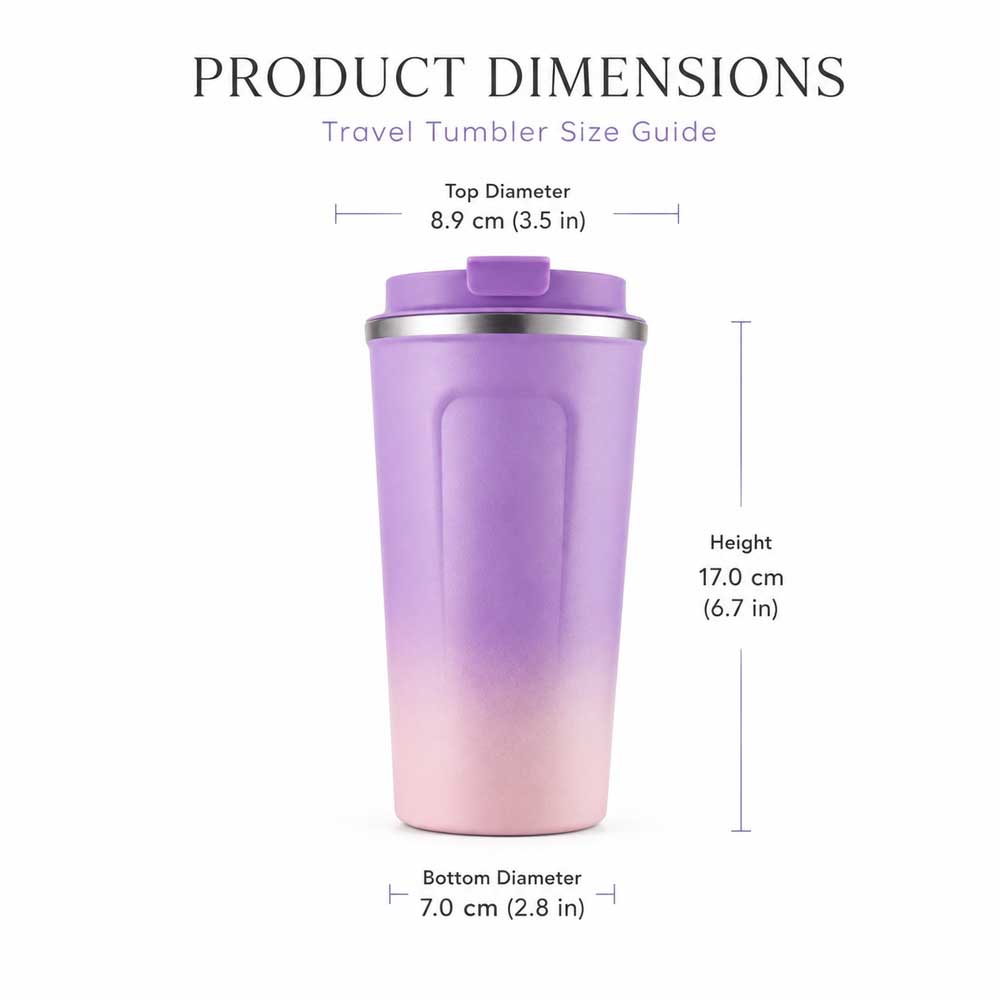 Wholesale Custom Logo 17oz Gradient Ombre Coffee Tumbler - Product Image 6