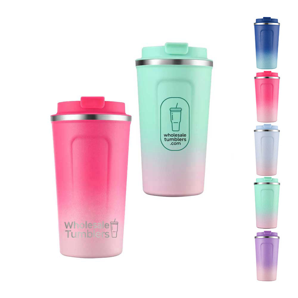 Wholesale Custom Logo 17oz Gradient Ombre Coffee Tumbler - Main View
