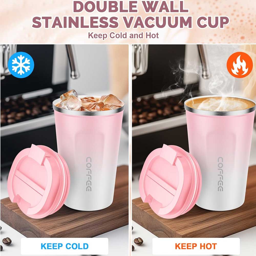 Wholesale Custom Logo 12oz Gradient Ombre Coffee Mug Tumbler - Product Image 7