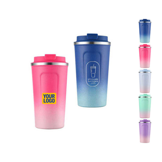 Wholesale Custom Logo 12oz Gradient Ombre Coffee Mug Tumbler - Main View