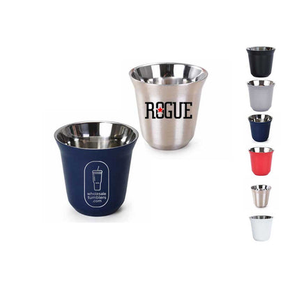 Wholesale Custom Logo 3oz Stainless Steel Double Wall Shot Glass - Main View