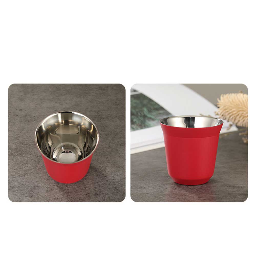 Wholesale Custom Logo 5.5oz Flared Rim Stainless Steel Tasting Glass - Product Image 2