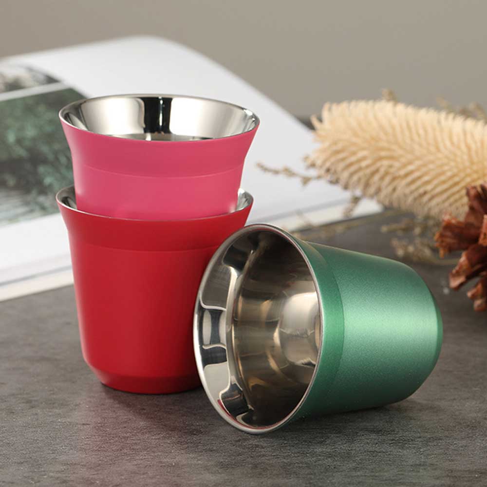 Wholesale Custom Logo 5.5oz Flared Rim Stainless Steel Tasting Glass - Product Image 5