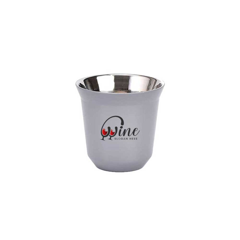Wholesale Custom Logo 5.5oz Flared Rim Stainless Steel Tasting Glass - Product Image 7