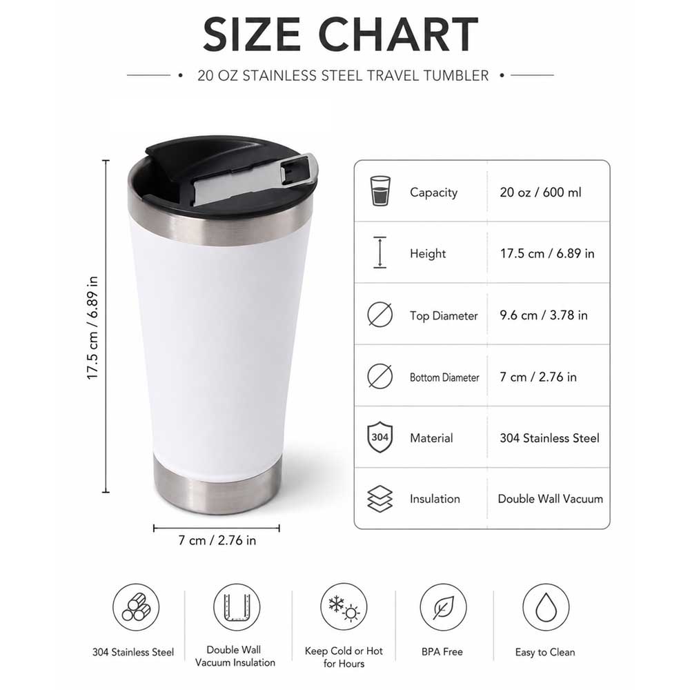 Wholesale Custom Logo 20oz Vacuum Insulated Bottle - Product Image 8