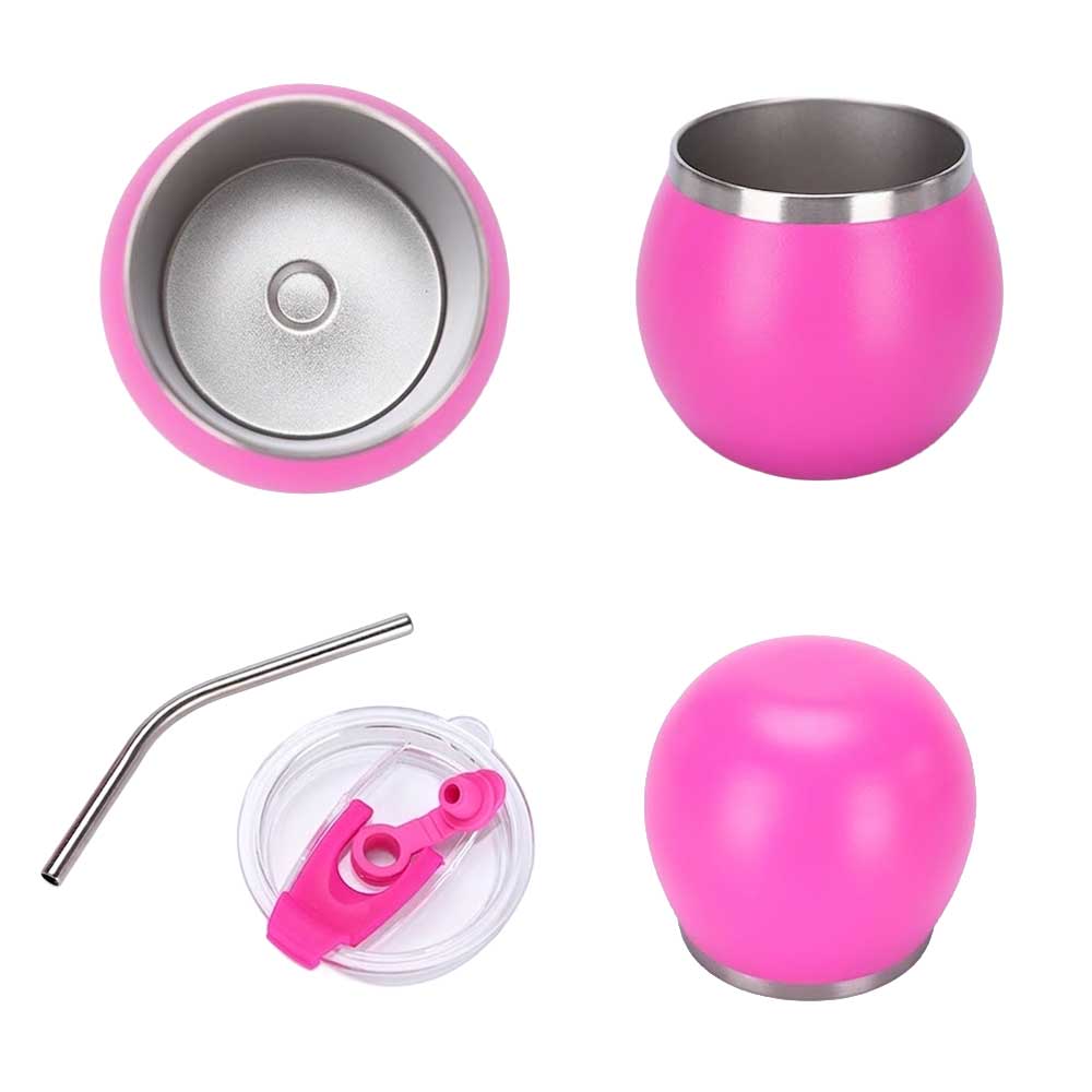 Wholesale Custom Logo 6oz Mini Insulated Tumbler Straw Lid - Product Image 2