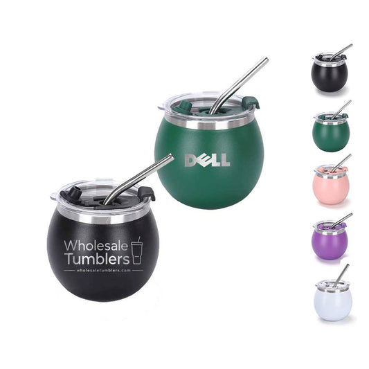 Wholesale Custom Logo 6oz Mini Insulated Tumbler Straw Lid - Main View