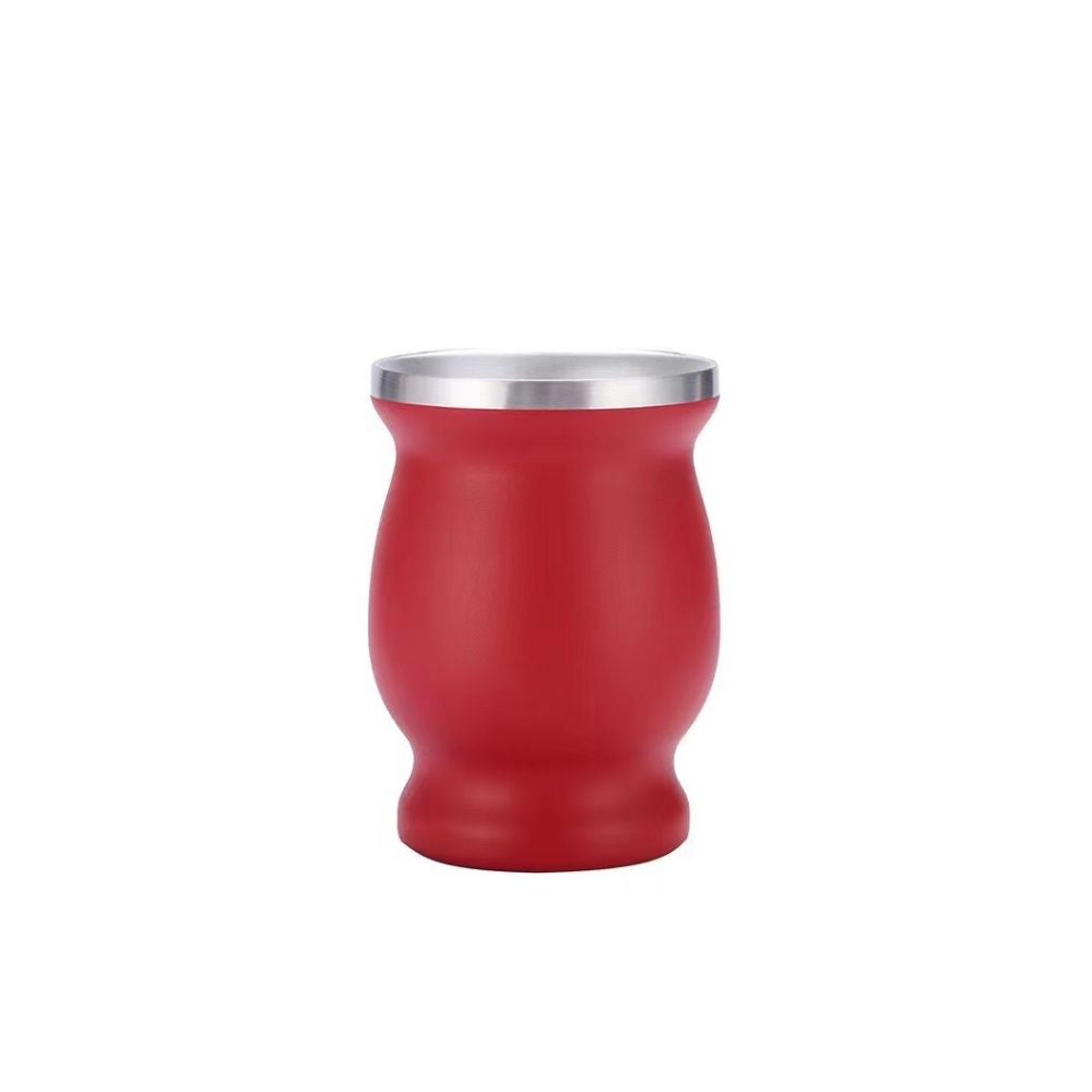 Wholesale Custom Logo 8oz Insulated Yerba Mate Cup with Straw - Product Image 5
