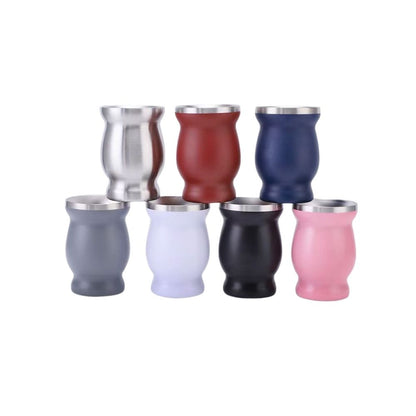 Wholesale Custom Logo 8oz Insulated Yerba Mate Cup with Straw - Product Image 6