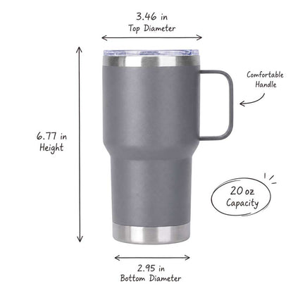 Wholesale Custom Logo 20oz Handle Insulated Travel Mug - Product Image 8