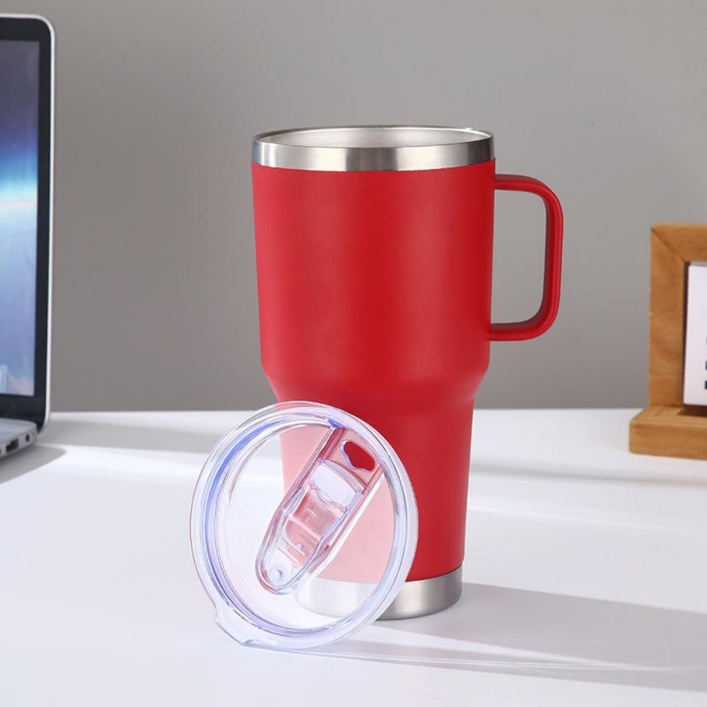 Wholesale Custom Logo 30oz Handle Insulated Travel Mug - Product Image 4