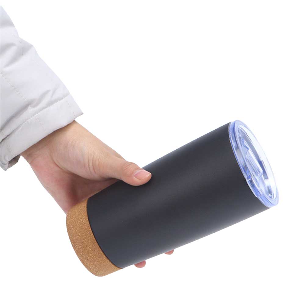 Wholesale Custom Logo 20oz Insulated Travel Bottle with Cork Base - Product Image 3