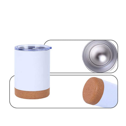 Wholesale Custom Logo 12oz Insulated Tumbler with Cork Base - Product Image 2