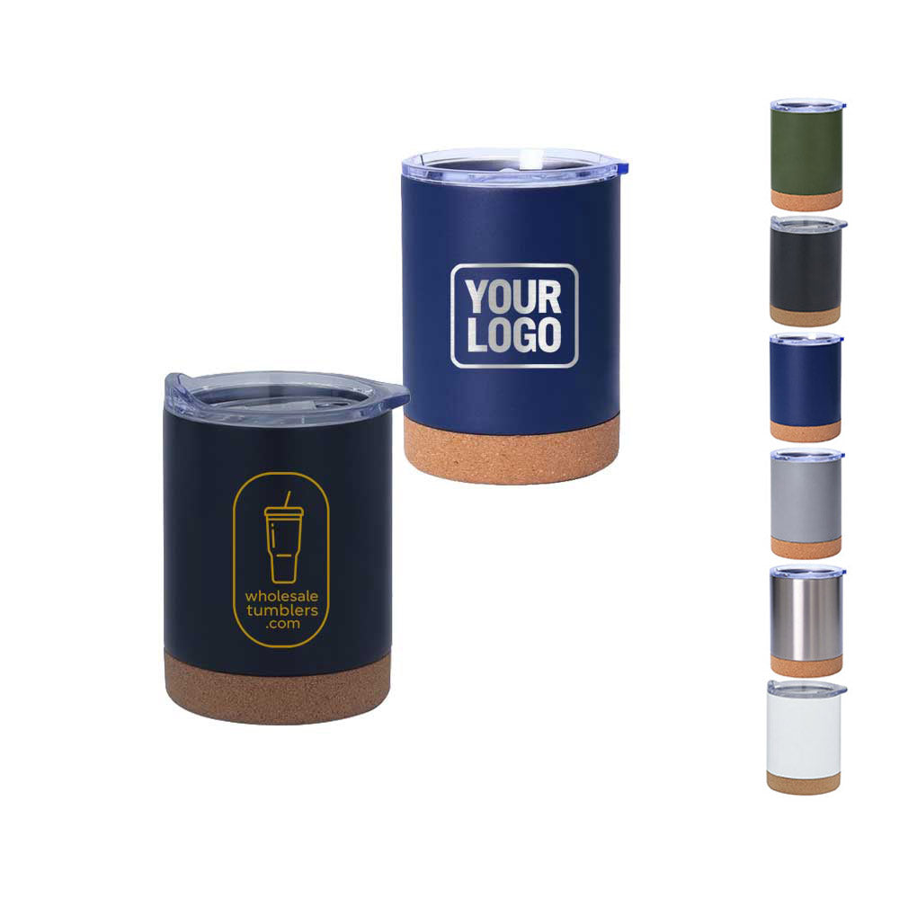 Wholesale Custom Logo 12oz Insulated Tumbler with Cork Base - Product Image 9