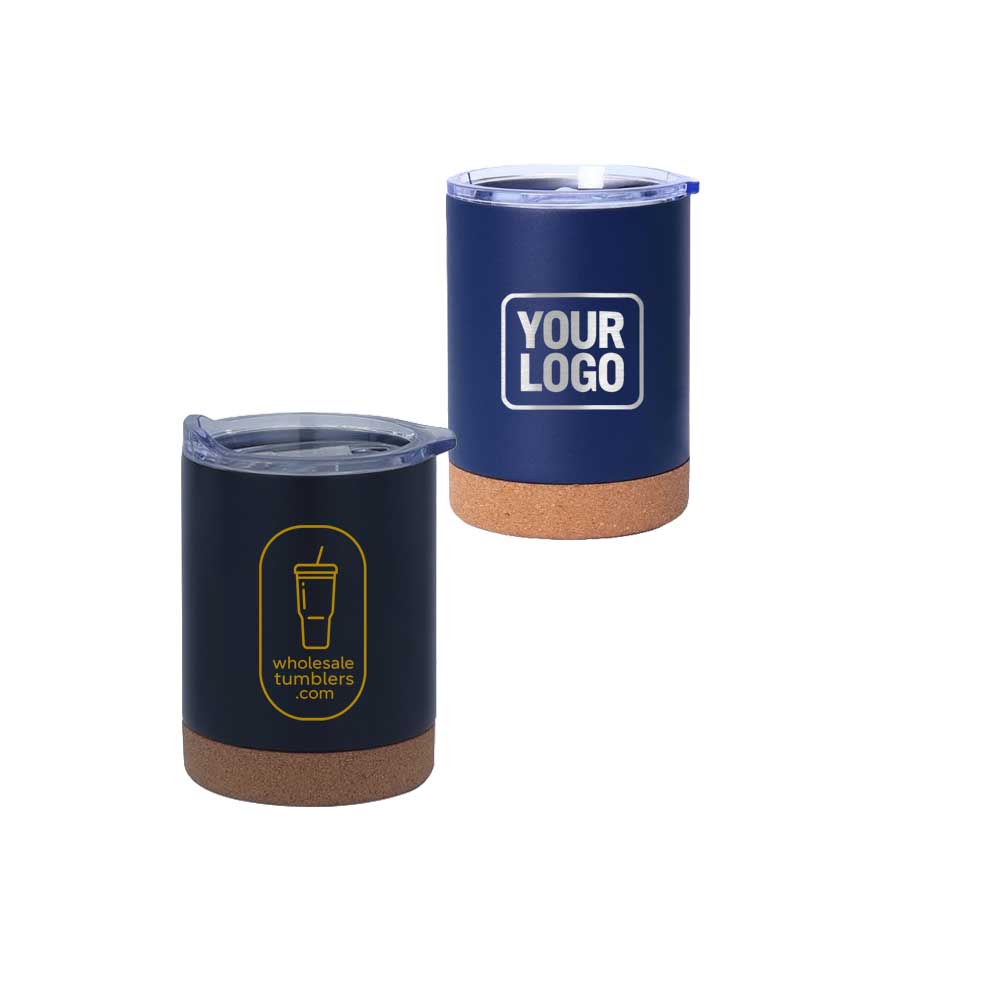 Wholesale Custom Logo 12oz Insulated Tumbler with Cork Base - Main View