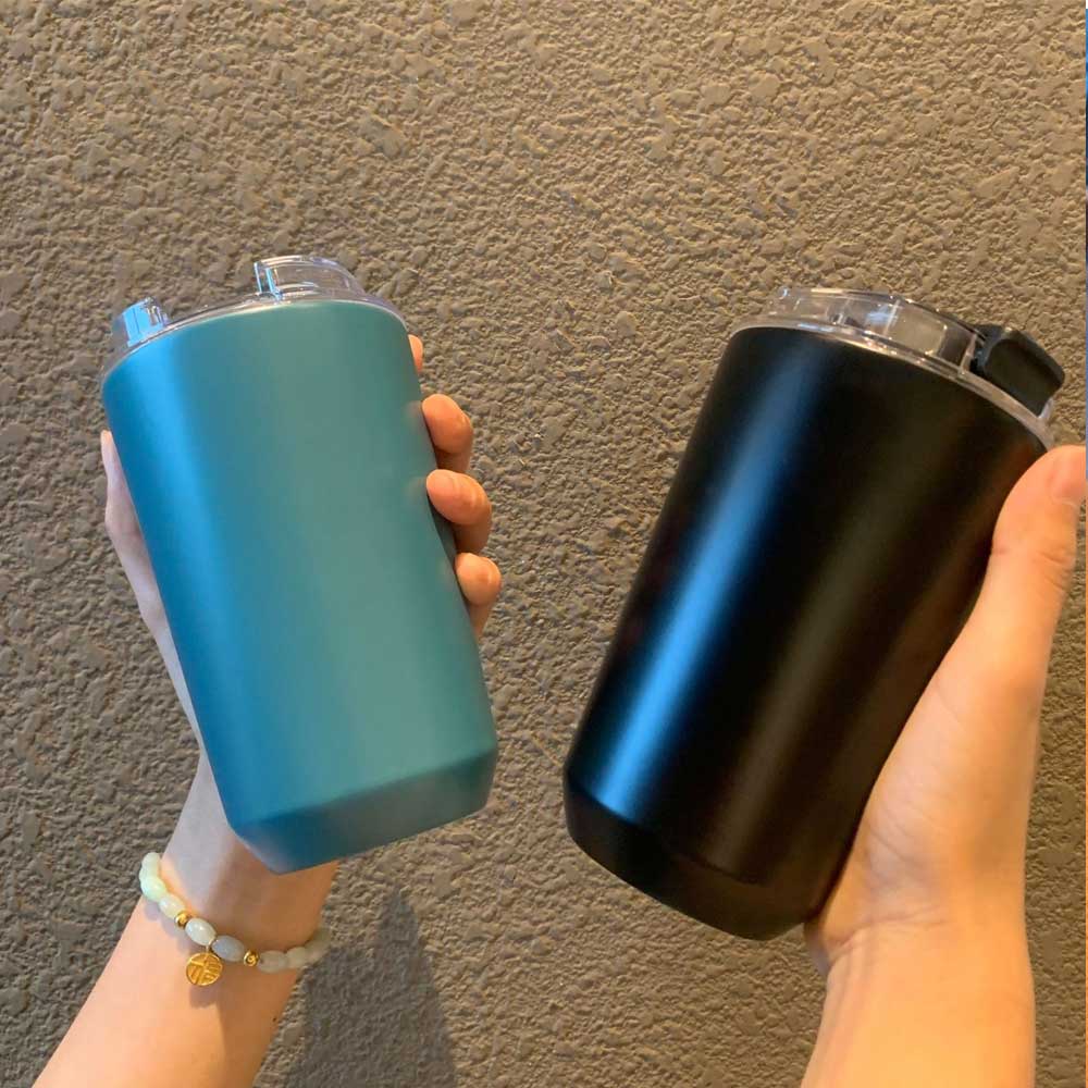 Wholesale Custom Logo 12oz Insulated Travel Tumbler Flip-Top Lid - Product Image 4