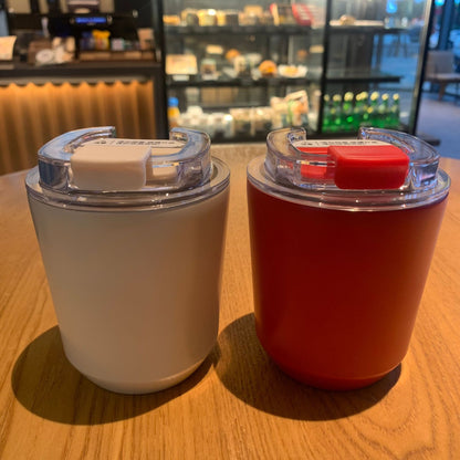 Wholesale Custom Logo 9oz Insulated Travel Tumbler with Flip-Top Lid - Product Image 2