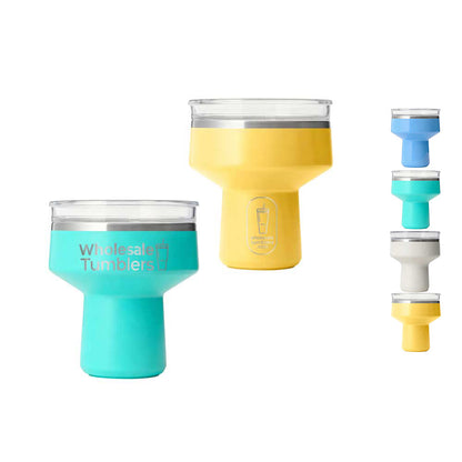 Wholesale Custom Logo 16oz Insulated Wine Tumbler Goblet Shape - Main View