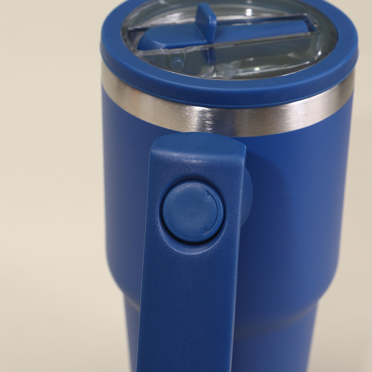 Wholesale Custom Logo 20oz Handled Travel Tumbler with Rotating Handle - Product Image 3