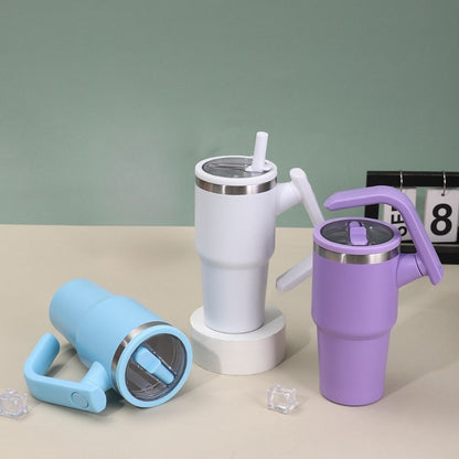 Wholesale Custom Logo 20oz Handled Travel Tumbler with Rotating Handle - Product Image 6