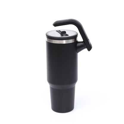 Wholesale Custom Logo 40oz Insulated Handled Tumbler with Rotating Handle - Product Image 3