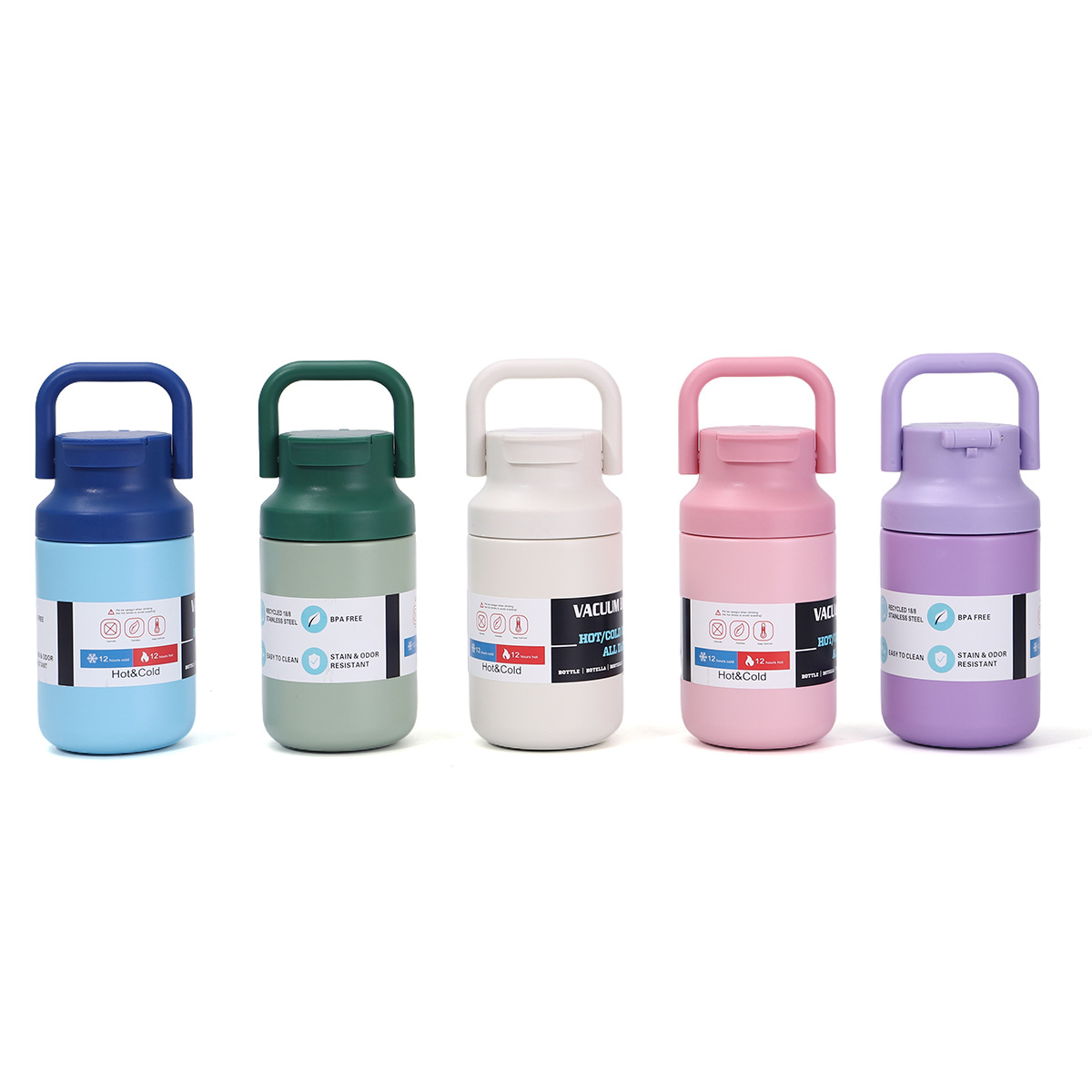 Wholesale Custom Logo 17oz Flip-Top Insulated Water Bottle with Handle - Product Image 4